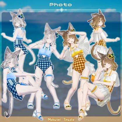 【マリシア対応】サンフラワーマリンスタイル：MS_Cos06（8点）