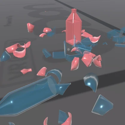 【VRChat】無料　割れる瓶　BreakableBottle