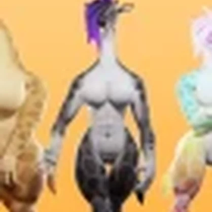Goth giraffe | VRC avatar