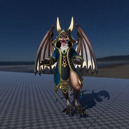 Drakari - A Dragon avatar for Vrchat!