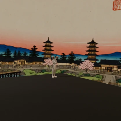 【360° Skybox】Japan World - 2K Panoramic HDRI | 日本画