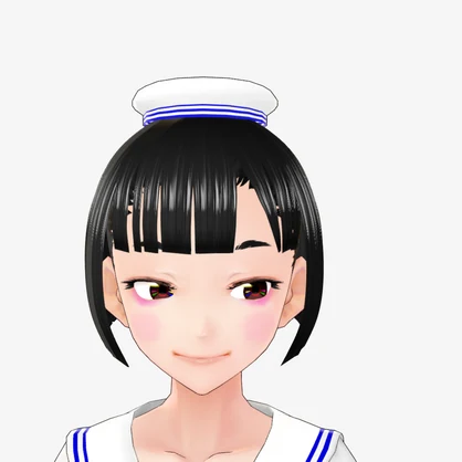 [FBX] セーラー帽（ベレー帽・ちょい乗せ用）🪙
