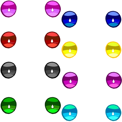 【ゆめか】水滴瞳孔アイテクスチャ