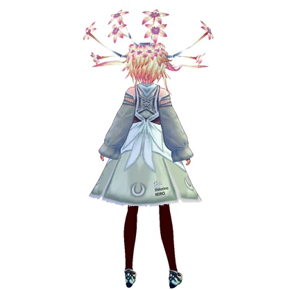 【VRoid 3d model】reiro4th_refine 曙草遊周天