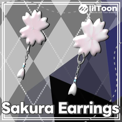 [MA対応]【Rufina対応】Sakura Earrings-サクラ イヤリング-