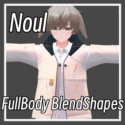 【ノウル/Noul】Fullbody BlendShapes Add