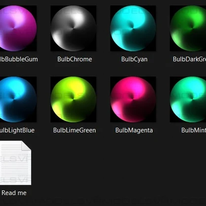 Christmas Bulb Matcaps