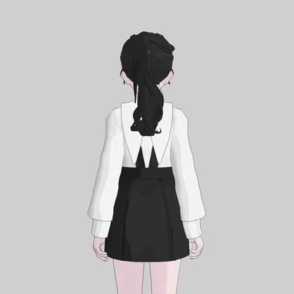 Uniform01 SuspenderSkirt #atelierSuuria