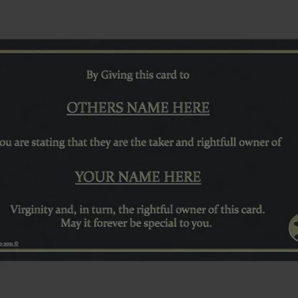 Custome V card