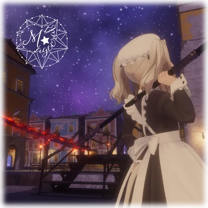 【VRChat想定】魔宝石の大鎌／Magic Gem Scythe【MA対応】