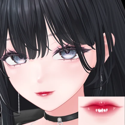 海咲　リップメイクアップテクスチャ　No.01　Misaki Lip Make Up Texture No.01