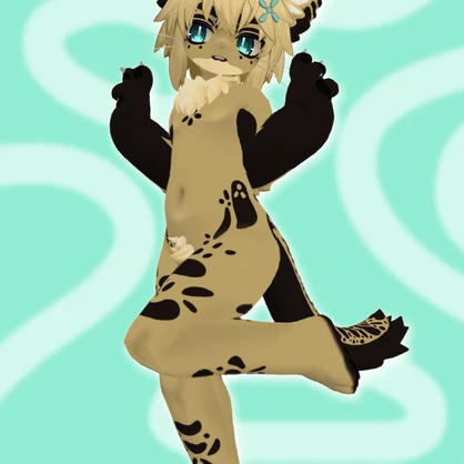 Chalo "African Black-Footed Cat" Texture for VRChat Update 1.1