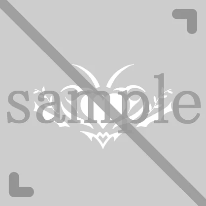 【VRC向け商品】発光用テクスチャ入り！シンプルな淫紋