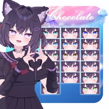 🪼ぷくぷくクラゲ🪼eye texture【11アバター】