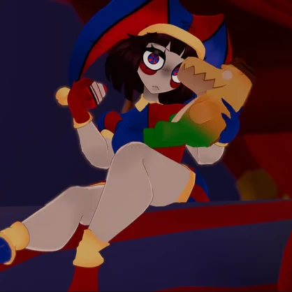 ♡ Stylized Pomni! Scratch models, PC/Quest ♡