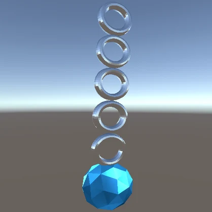 【VRChat想定】サファイアピアス【無料】