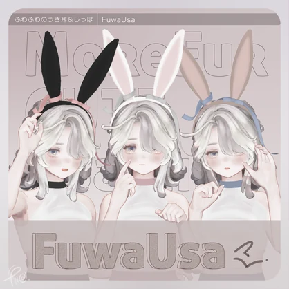 [Marycia]Rabbit hairband -FuwaUsa-