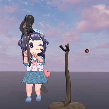 【VRCギミック】好きな曲を弾こう！ねこちゃんギターギミック