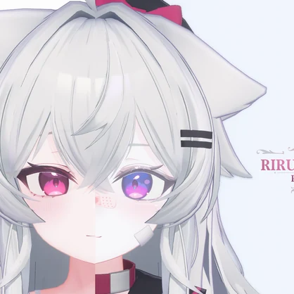 「りるRIRU」 Make up&Body texture&Face blendshape