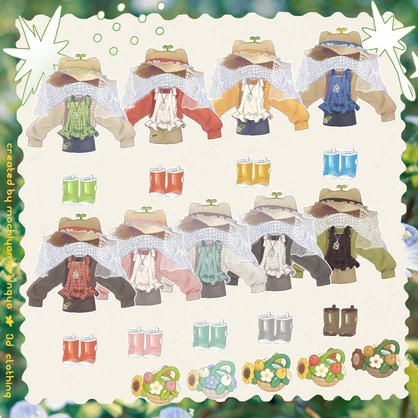 【23アバター・まめふれんず対応】LittleSummerGarden / 3D衣装