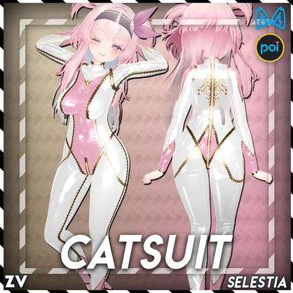 ラバースーツ 『Zeni Latex Catsuit』 - Selestia