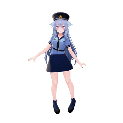 【桔梗用】梅の花 Police 【VRC想定】