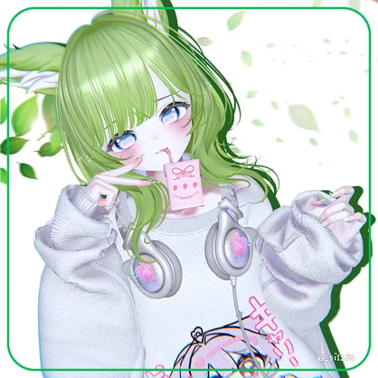 ✨10k Follower SALE✨【13アバター対応】 Wolffy Fuzzy Hair🐺