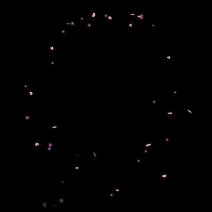 【無料】両手から桜舞うエフェクト