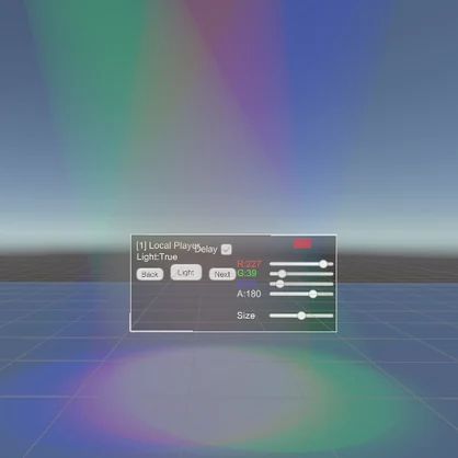 プレイヤー追従スポットライトシステム【VRChatワールドギミック Udon#】