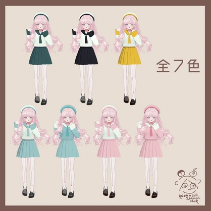 【VRC対応】Simple Sailor【3アバター対応】