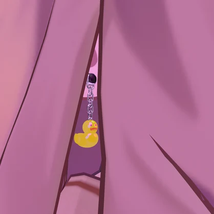 あひるちゃんのピアス