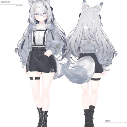 オリジナル3Dモデル(Suzune)