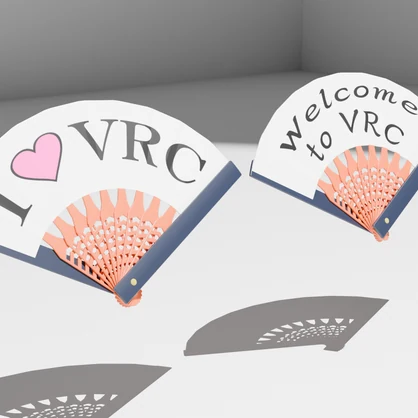 【VRChat想定】B-T・Fan【3Dモデル】