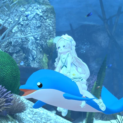 【17アバター対応】イルカさんといっしょ -With the Dolphin-