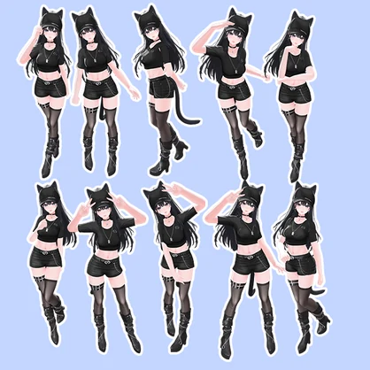 EELWORKS 海咲対応：自撮りポーズ集【50種類】 - EELWORKS