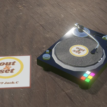 DJセット ターンテーブル　レコード
