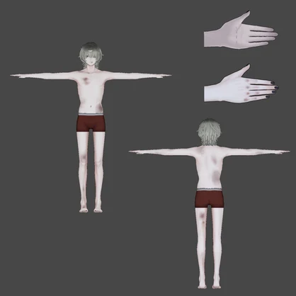 【VRC】五味対応あざテクスチャ