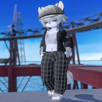 【複数アバター対応】シャツジャケット