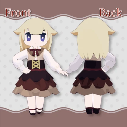 【衣装】Chocolate Dress（Midylop1対応）