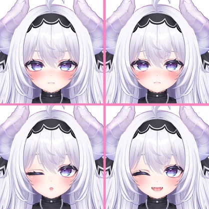 【愛莉専用】かわいい表情セット 24種【Face Animation】