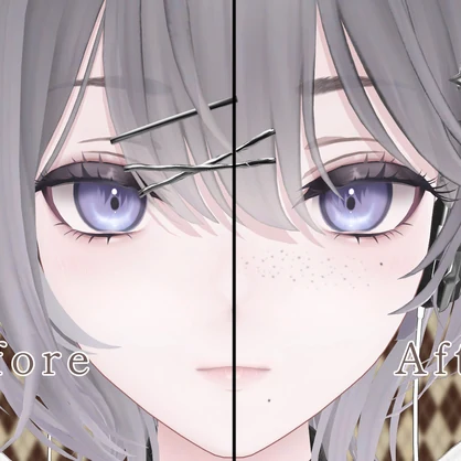 ［リンネ/Linne 専用］そばかす＆ほくろ２種Texture