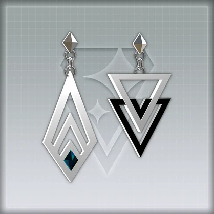 【オリジナル3Dモデル】ShapeEarrings【イヤリングセット】