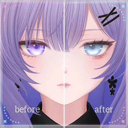 【莉々沙/Ririsa】 メイク テクスチャ Makeup Texture 01