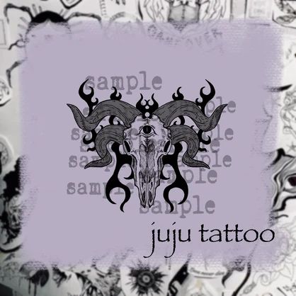 【VRC】 Baphomet texture バフォメット タトゥー