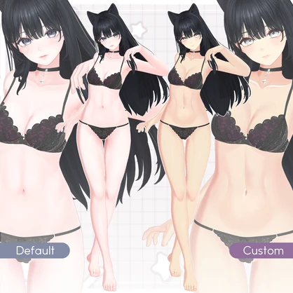 【海咲】ギャルゲ風♥テクスチャ/Misaki GalgeStyle texture #ギャルゲ風肌テクスチャ