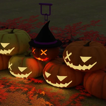 【VRChat SDK3】かぼちゃとハロウィンランタン【ハロウィン】