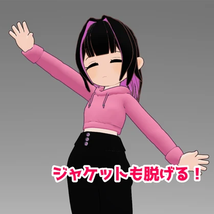 【オリジナル3Dモデル】りずねちゃん【もちどーる共通素体】