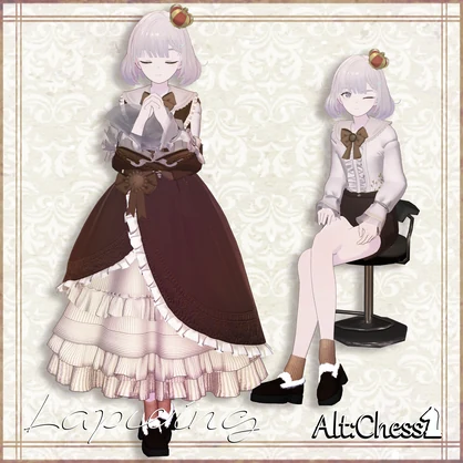 【3D衣装】Alt:Chess -オルト：チェス- 約25%OFFセール　【11アバター対応】