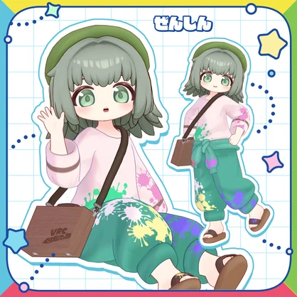 オリジナル3Dモデル「ゆがちゃん」