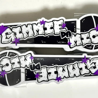 Merch『GIMMIE DA MIC!!』ステッカーセット